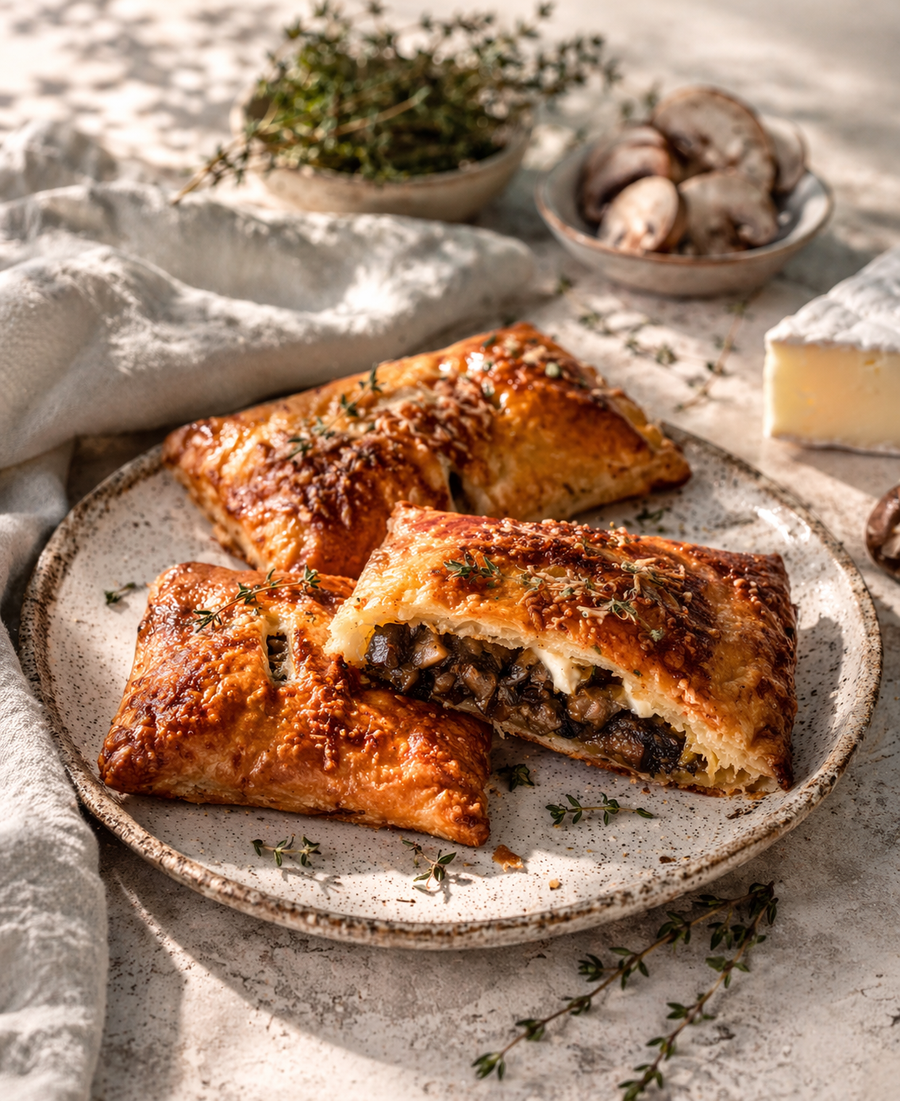 CARAMELIZED ONION, MUSHROOM & BRIE HAND PIE (1)