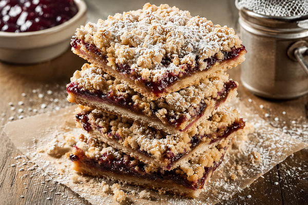 FRUIT STREUSEL BARS (6)
